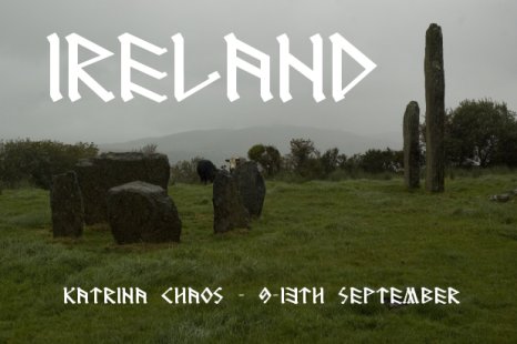 Ireland 9-13th September