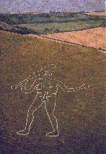 Cerne Abbas Giant from the Air
