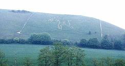 Cerne Abbas Giant from the Road