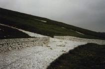 View from the lower arc looking toward the central channel