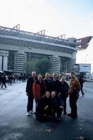 Outside the San Siro