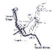 Map of the Position of Broad Town Horse