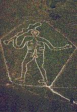 Cerne Abbas Giant from the Air