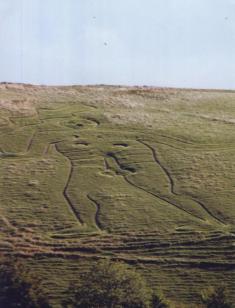 Cerne Abbas Giant from a Distance