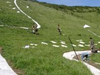 Gurkhas working on the hill