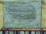 The Memorial Plaque at the Site
