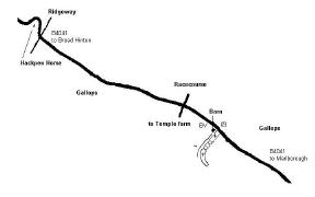 Map of the Rockley Horse