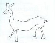 Sketch of the first Westbury Horse
