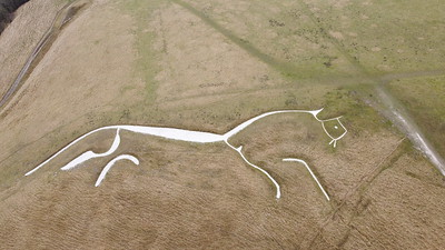 Hillfigures from the Air