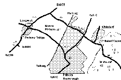 Location Map of the Whiteleaf Cross