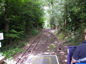 Up the track