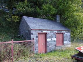 The hut at the bottom