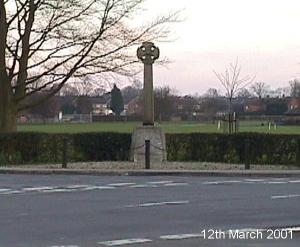 The War memorial from a distance